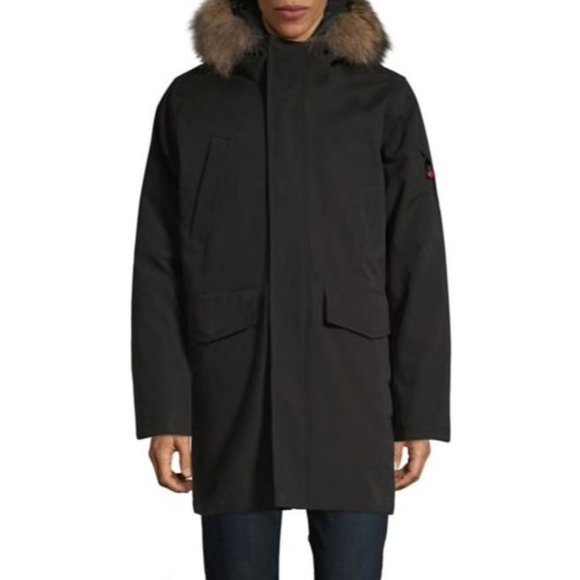 49 Winters Real Fur Trim Down-Filled Puffer Jacket and Coat 2000$ SIZE 3 L - Picture 1 of 12